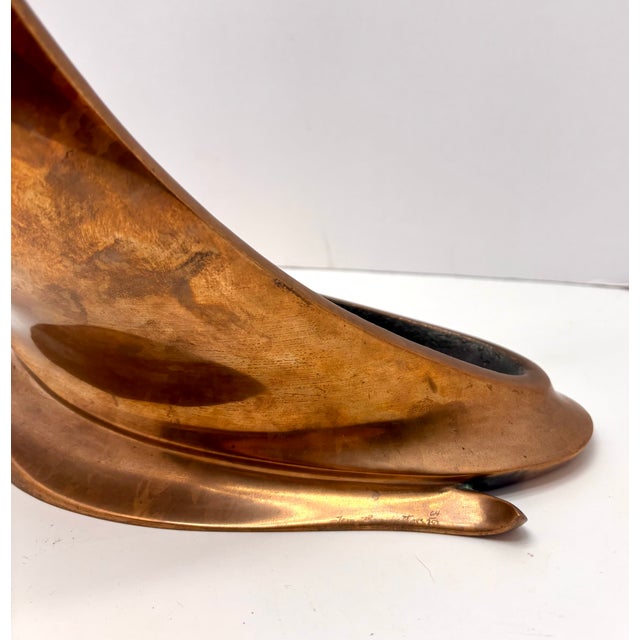 1980s Tom Bennett Signed Bronze Sculpture, Numbered Edition 64/250 For Sale - Image 10 of 15