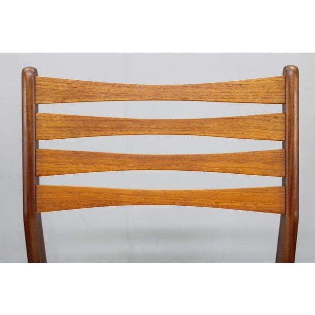Mid-Century Danish Teak Dining Chairs, Denmark, 1960s, Set of 6 For Sale - Image 10 of 16