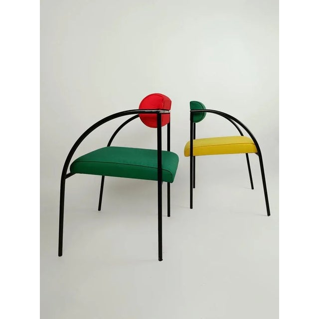 Postmodern Vienna Chairs by Rodney Kinsman for Bieffeplast, 1980s, Set of 4 For Sale - Image 16 of 18