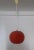 1970s Vintage Red Plastic Ceiling Lamp, 1970s For Sale - Image 5 of 5