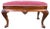 Queen Ann Powered Pink Stool, 20th Century For Sale