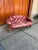 Animal Skin Mid-Century Modern Leather and Wood 2-Seater Sofa by Ipoly Bútorgyár, Hungary, 1960s For Sale - Image 7 of 8
