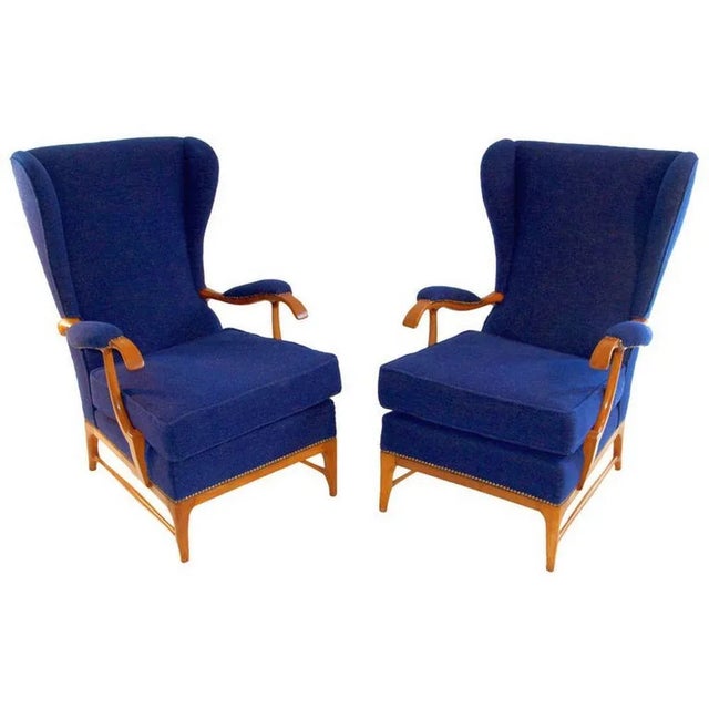 Set of Vintage Armchairs by Paolo Buffa for Frama, 1950s For Sale - Image 10 of 10