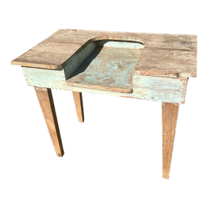 Early 20th Century Dough Trough Farmhouse Table Oak/Pine Primitive Naive Rare Rustic