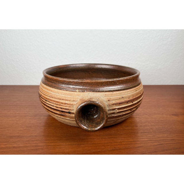 Mid-Century Modern Danish Studio Pottery Bowl by Tue Poulsen for Tue Keramik, 1960s For Sale - Image 15 of 18