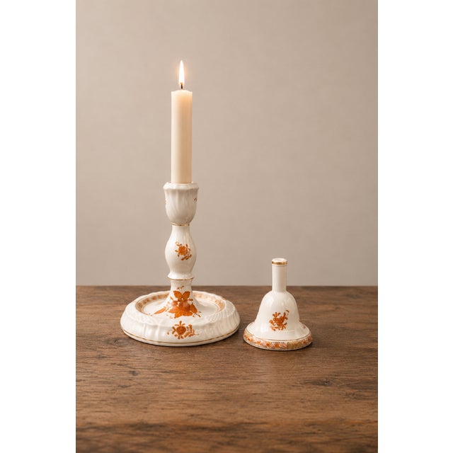 The excellence of Hungarian porcelain. An elegant coordinated set from the prestigious Herend factory, renowned for its...