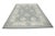 Early 21st Century Gray Floral Design Handwoven Wool Turkish Oushak Rug 9'1" X 11'9" For Sale In Houston - Image 6 of 8