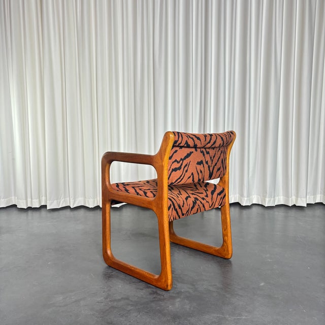 Vintage Scandinavian Teak Sled Chairs, 1960s, Set of 4 For Sale - Image 4 of 13