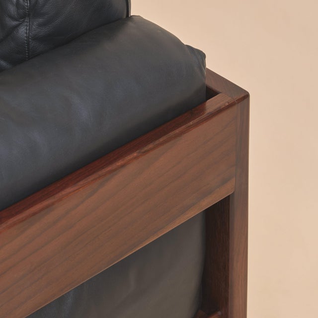 Italian 'Bastiano' Leather Longue Chair By Afra & Tobia Scarpa for Gavina, 1960s For Sale - Image 10 of 11