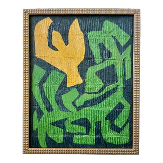 2023 "Rondine" Contemporary Botanic Painting on Canvas by Artist r.k. Red For Sale