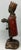 18th C polychrome painted hand carved wood figurine of a Black King bearing a gift. Part of a larger Nativity Scene. These...