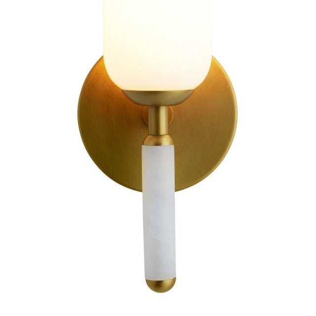 White Arteriors Home Norwalk Sconce For Sale - Image 8 of 10