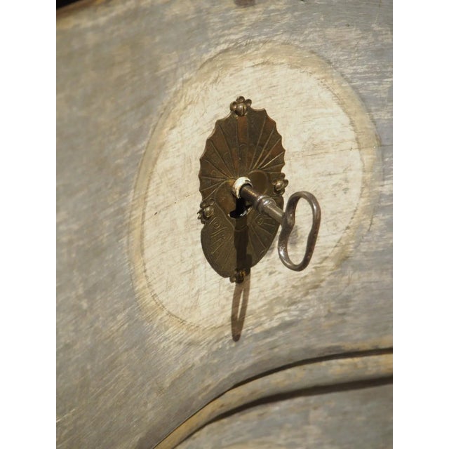 Antique Painted Serpentine Commode From Southern Germany, 18th C. And Later For Sale - Image 10 of 12