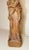 Antique 1800's Religious Hand Carved Wood Mary Madonna Jesus Sculpture Statue For Sale - Image 4 of 12