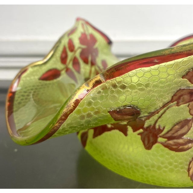 French Art Nouveau Baccarat Crystal Cup, 1880 For Sale - Image 12 of 16