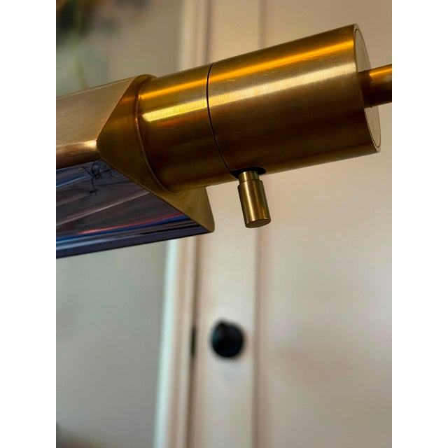 Brass Hand Craft Brass Floor Lamp by Ian Fowler For Sale - Image 8 of 8