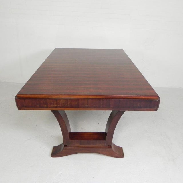 Art Deco Dining Table in Rosewood Veneer, 1930s For Sale - Image 12 of 18