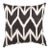 Contemporary Silk Ikat Bohemian Throw Pillow For Sale