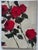 A heavily textured, impressionist oil painting of a red flowers, by UK based artist Vivek Mandalia. Frame and hang in your...