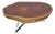 Rustic Natural Live Edge Wood Tree Slice Side Large Coffee Table 6891 For Sale