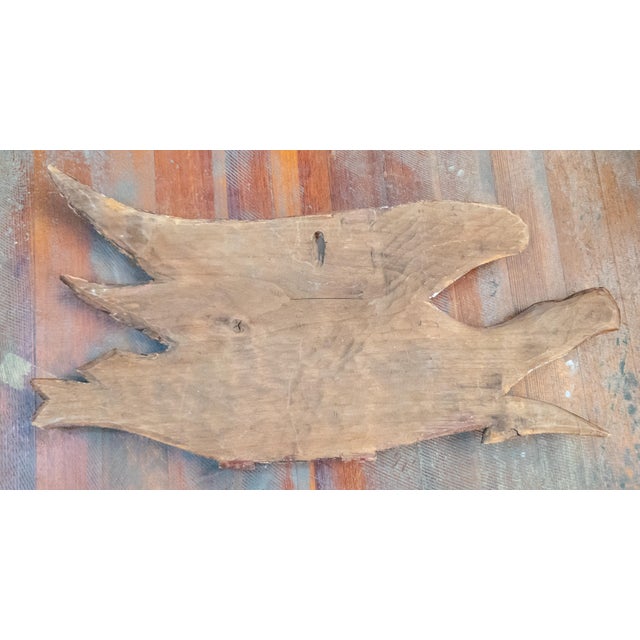 20th Century Carved Folk Art Bellamy Style Patriotic Eagle For Sale - Image 9 of 12