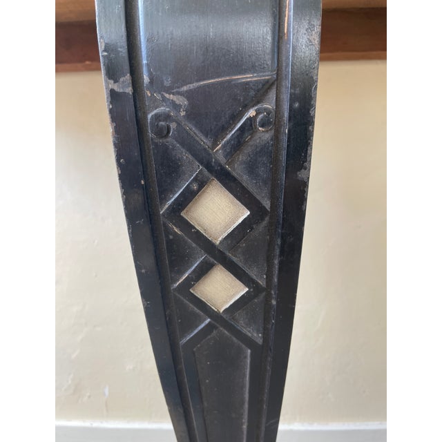 French Console Table with Faux Marble Top, 1880s For Sale - Image 9 of 18