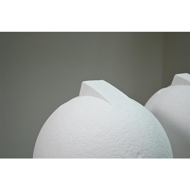 White BS 404 Speakers by Joseph Léon for Elipson, France, 1960s, Set of 2 For Sale - Image 8 of 10