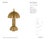 Thomas O'Brien by Visual Comfort Signature Dally 13" Desk Lamp in Hand-Rubbed Antique Brass Designer: Thomas O'Brien...