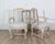 Pair of Swedish Rococo Carved Armchairs with Original Patina For Sale - Image 9 of 16