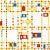 Color serigraph after Piet Mondrian's 1943 painting "Broadway Boogie Woogie", printed on wove paper, from the limited...