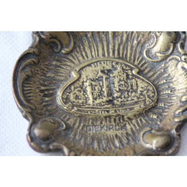 Mid-Century Modern Gold Ashtray from Luxembourg, 1970s For Sale - Image 3 of 8