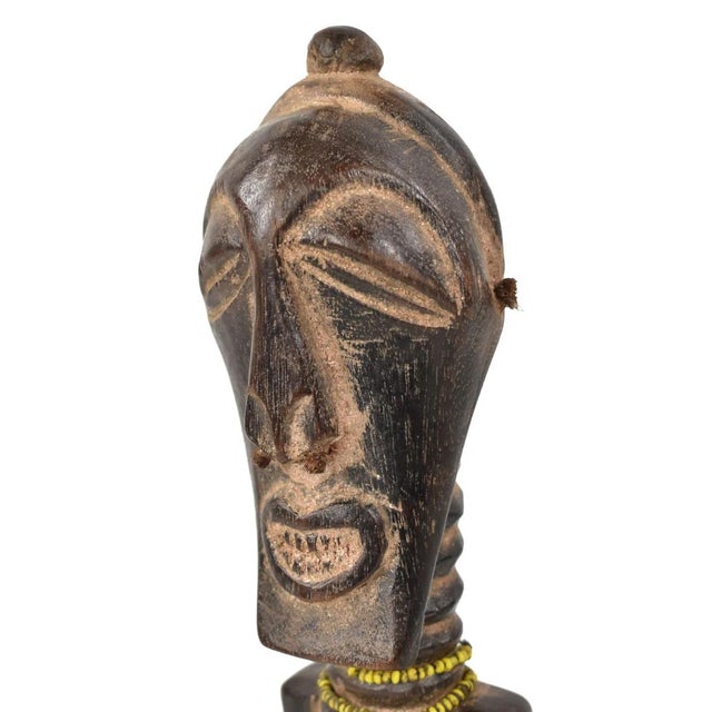 Early 20th Century Early 20th Century Songye Nkishi Kifwebe Miniature Power Figure 12 Inch For Sale - Image 5 of 7