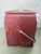 Red Vintage 1940s Drink Pepsi-Cola Embossed Metal Cooler by Progress Refrigerator Co. For Sale - Image 8 of 12