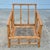 1960s Ficks Reed Style Pagoda Rattan Bamboo Lounge Chair Tapestry Covered Cushions For Sale - Image 9 of 12