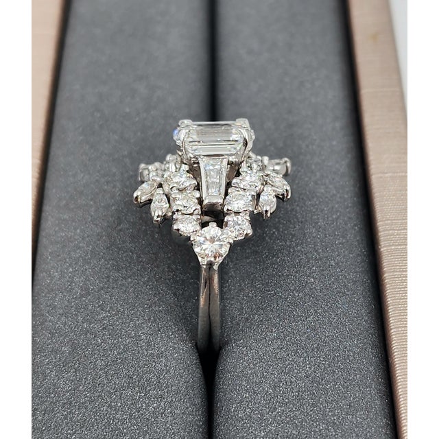 Early 21st Century 2.02 Ct Gia Certified Diamond Ring Size 7.5 For Sale - Image 5 of 10