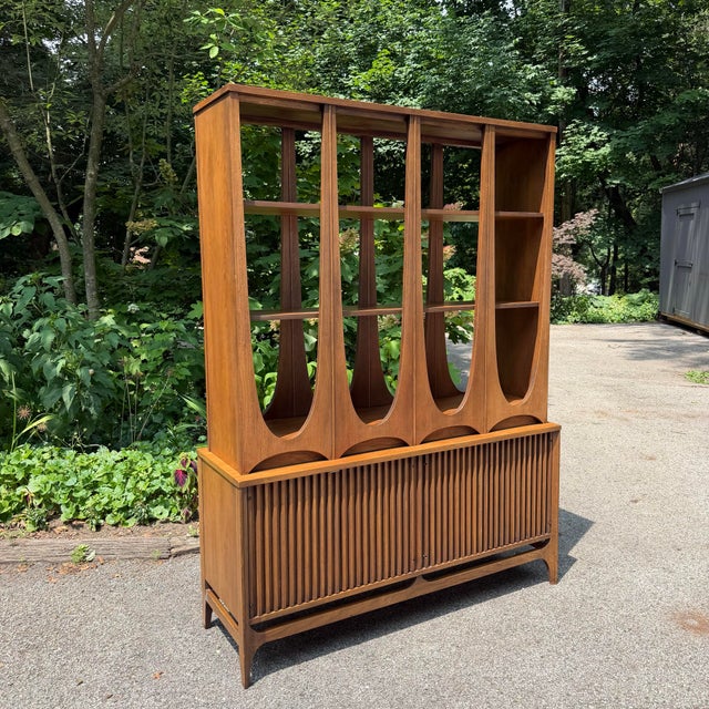 Designed by Broyhill as part of the iconic Brasilia collection, this walnut room divider is one of the line’s most...