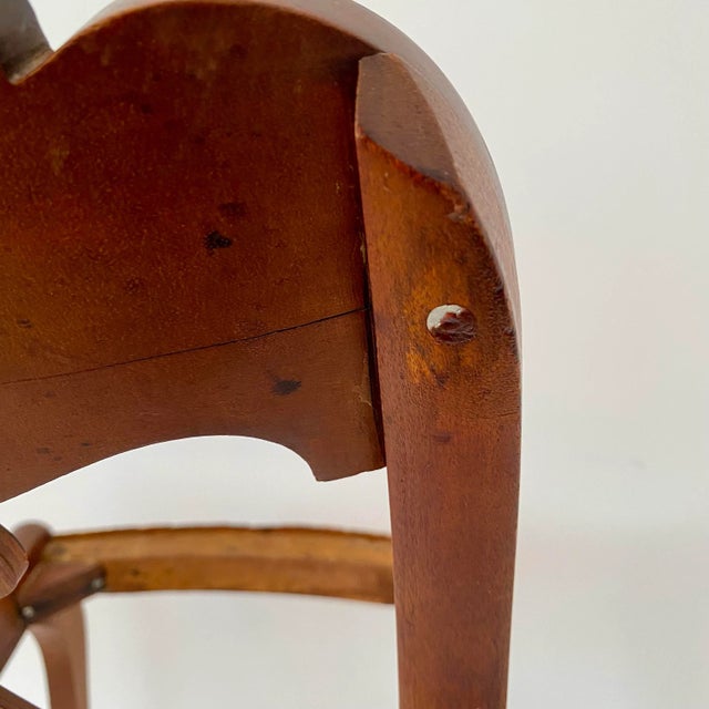 Wood African American Furniture Craftsman Thomas Day Side Chairs Circa 1850s For Sale - Image 7 of 12