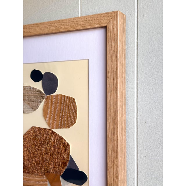 "Vessel" is an original mixed media framed collage on paper by Zac Woodiel. This is one of nine pieces in the "Vessel"...