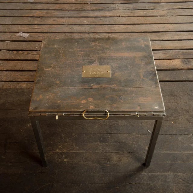 Campaign British Campaign Iron Folding Table C. 19th Century For Sale - Image 3 of 6