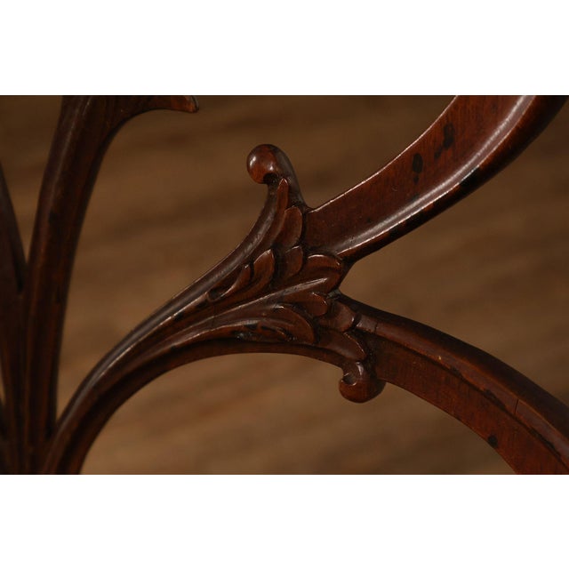 Hepplewhite Inspired Set Of Eight Mahogany Carved Oval Back Dining Chairs For Sale - Image 12 of 18