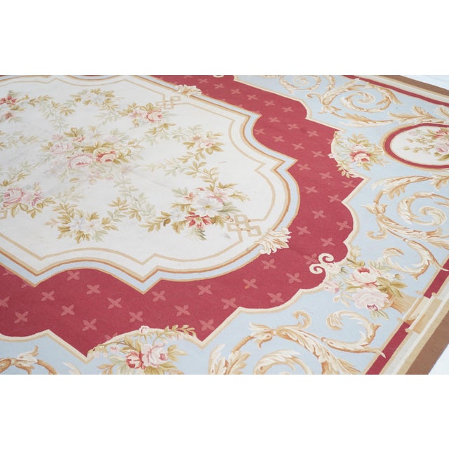 Aubusson Rug 8'0'' X 10'0'' For Sale - Image 10 of 11