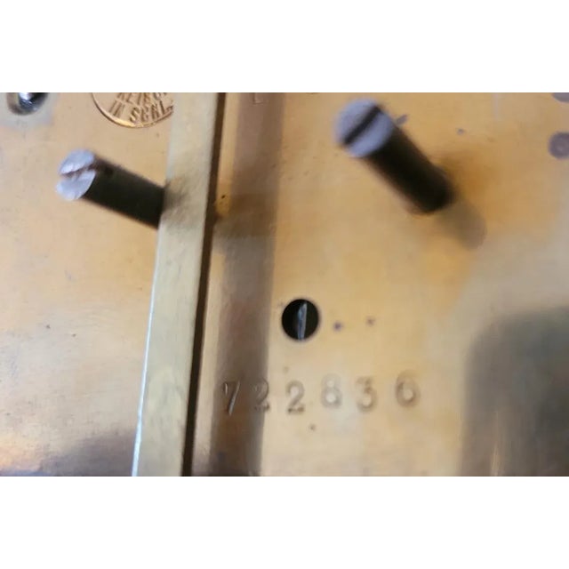 19c Gustav Becker Vienna Wall Clock For Sale - Image 9 of 12