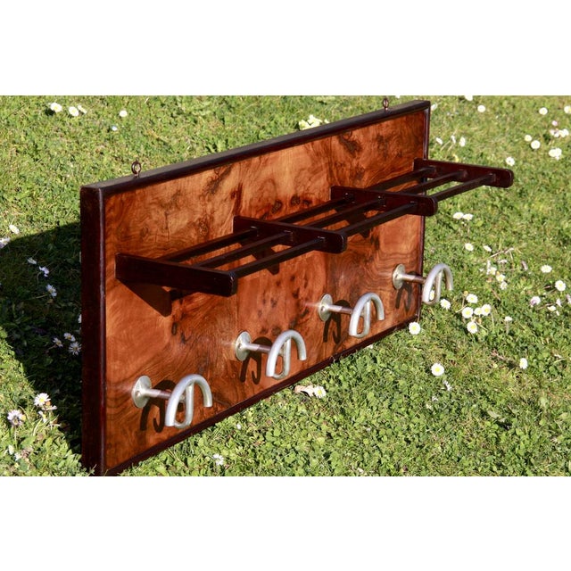 Arturo is a unique hand-crafted Art Deco wall coat hanger, dating back to the 1930s, a remarkable example of antique...