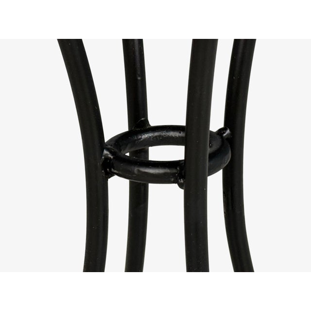 Jean-Michel Frank Style, Side Tables or Gueridons, Painted Iron, 20th C. For Sale - Image 11 of 12