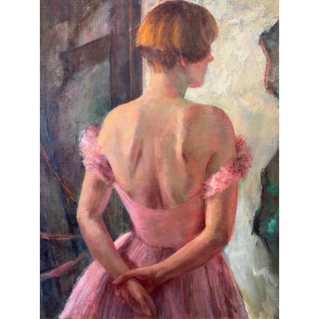 Surrealism Mid 20th Century "Portrait of a Lady" by Harper For Sale - Image 3 of 3