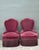 French Vintage Camel Back Slipper Chairs - A Pair For Sale - Image 3 of 12