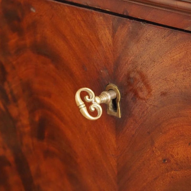 Louis Philippe Secretary in Mahogany with Marble Top, 1850 For Sale - Image 5 of 18