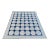 Handmade Cotton Natural Vegetable Dyed Reversible Light and Indigo Blue and White Box Pattern Vista Rug - 8'x10' For Sale