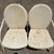 Vintage Art Deco Steel Metal Clam Shell Double Seat Porch Patio Loveseat - Pair For Sale - Image 10 of 18