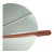 We are selling this great Mid-Century modern wall mirror. This wall mirror has simple and elegant design, central round...